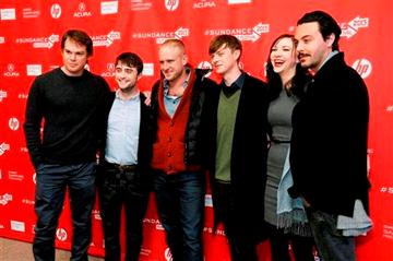 (Photo by Danny Moloshok/Invision/AP). Cast members from left to right, Michael C.